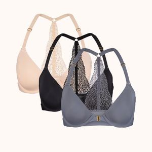 Lively front close t-shirt bra’s